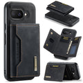 DG.MING M2 Series for Google Pixel 9a Case PU + PC + TPU Phone Cover Detachable Wallet