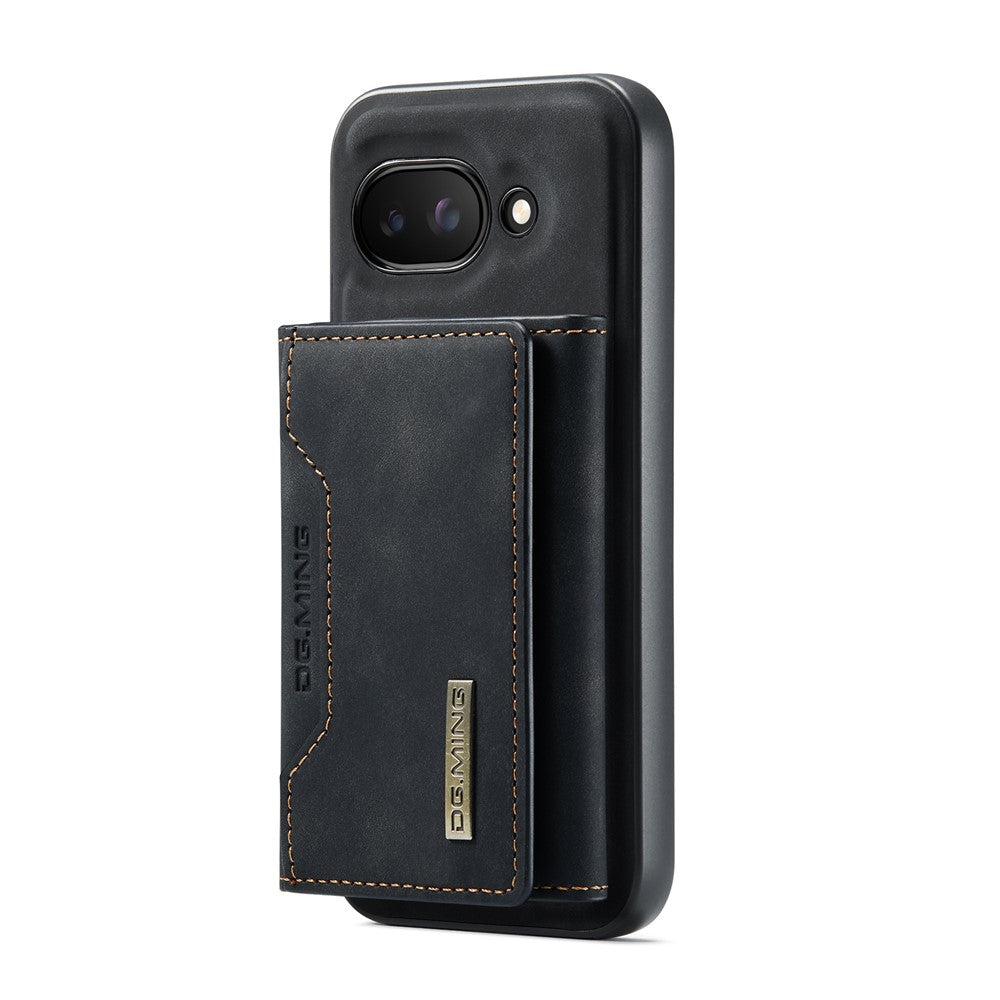 DG.MING M2 Series for Google Pixel 9a Case PU + PC + TPU Phone Cover Detachable Wallet
