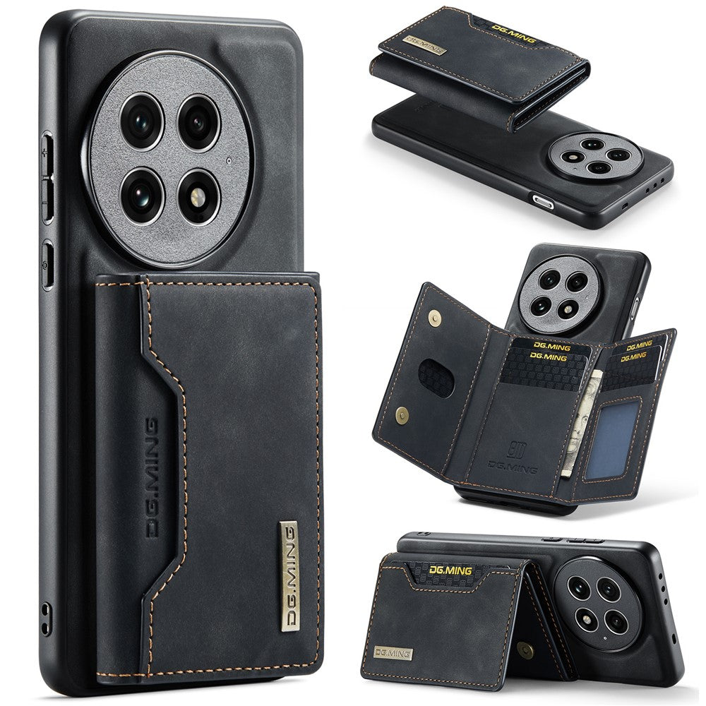 DG.MING M2 Series for OnePlus 13 Case PU + PC + TPU Phone Cover Detachable Wallet