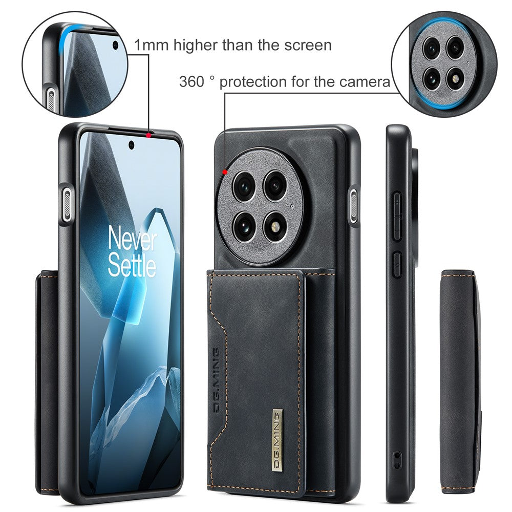 DG.MING M2 Series for OnePlus 13 Case PU + PC + TPU Phone Cover Detachable Wallet