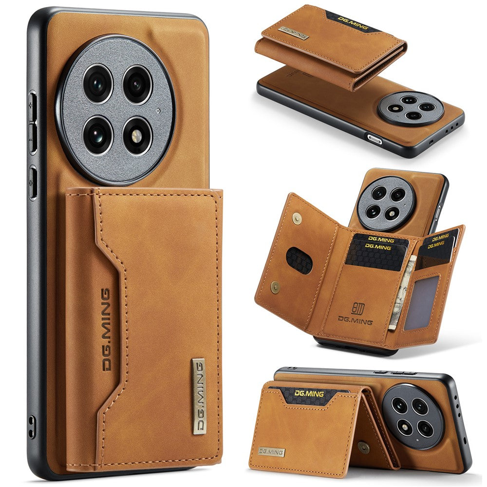 DG.MING M2 Series for OnePlus 13 Case PU + PC + TPU Phone Cover Detachable Wallet