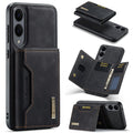 DG.MING M2 Series for Samsung Galaxy S25 Edge Case PU + PC + TPU Phone Cover Detachable Wallet