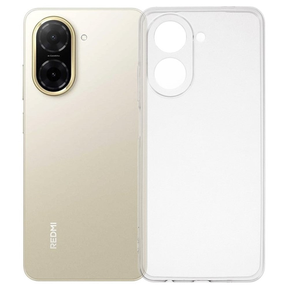 For Xiaomi Redmi A5 4G (171.7mm) / Poco C71 Back Cover Ultra Thin Flexible TPU Clear Phone Case