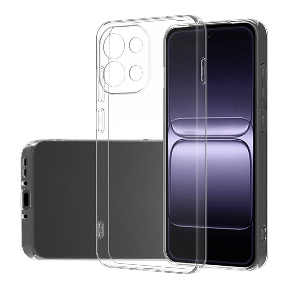 For OnePlus 13T 5G Back Cover Ultra Thin Flexible TPU Clear Phone Case