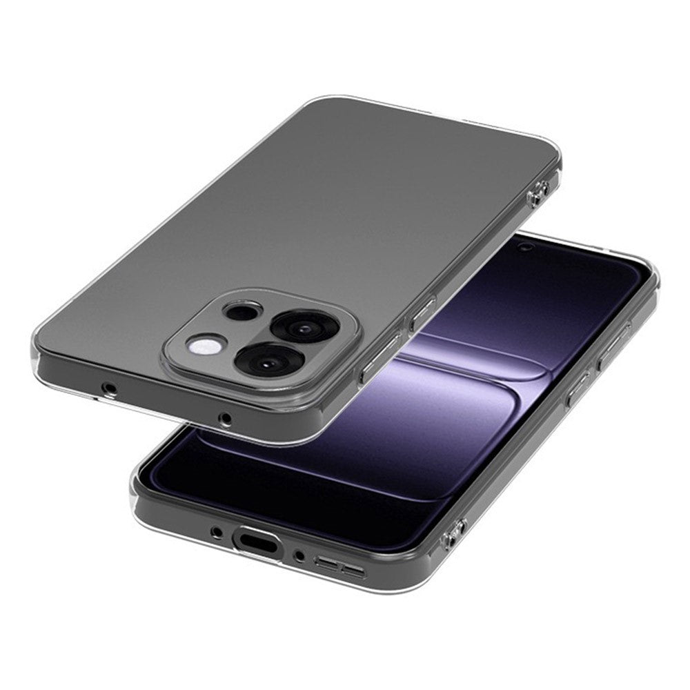 For OnePlus 13T 5G Back Cover Ultra Thin Flexible TPU Clear Phone Case