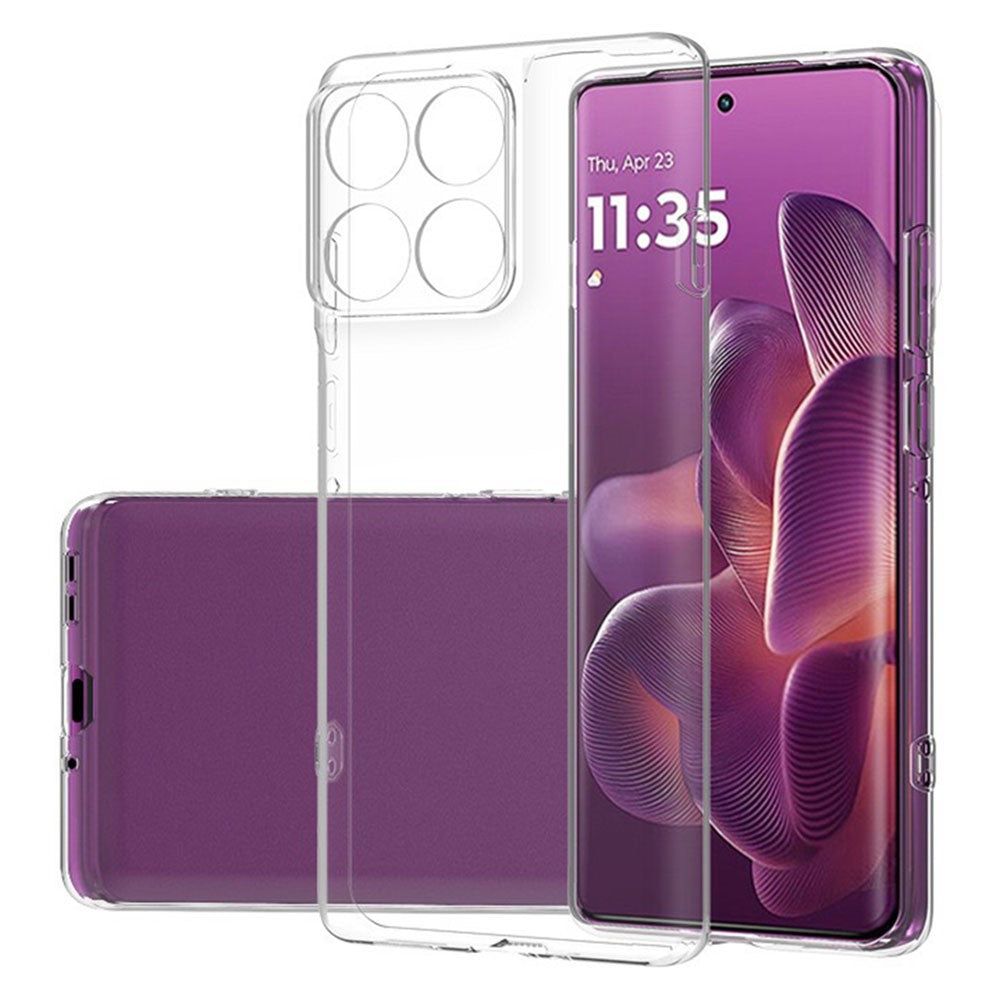 For Motorola Edge 60 Pro 5G Back Cover Ultra Thin Flexible TPU Clear Phone Case