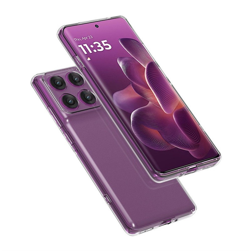 For Motorola Edge 60 Pro 5G Back Cover Ultra Thin Flexible TPU Clear Phone Case