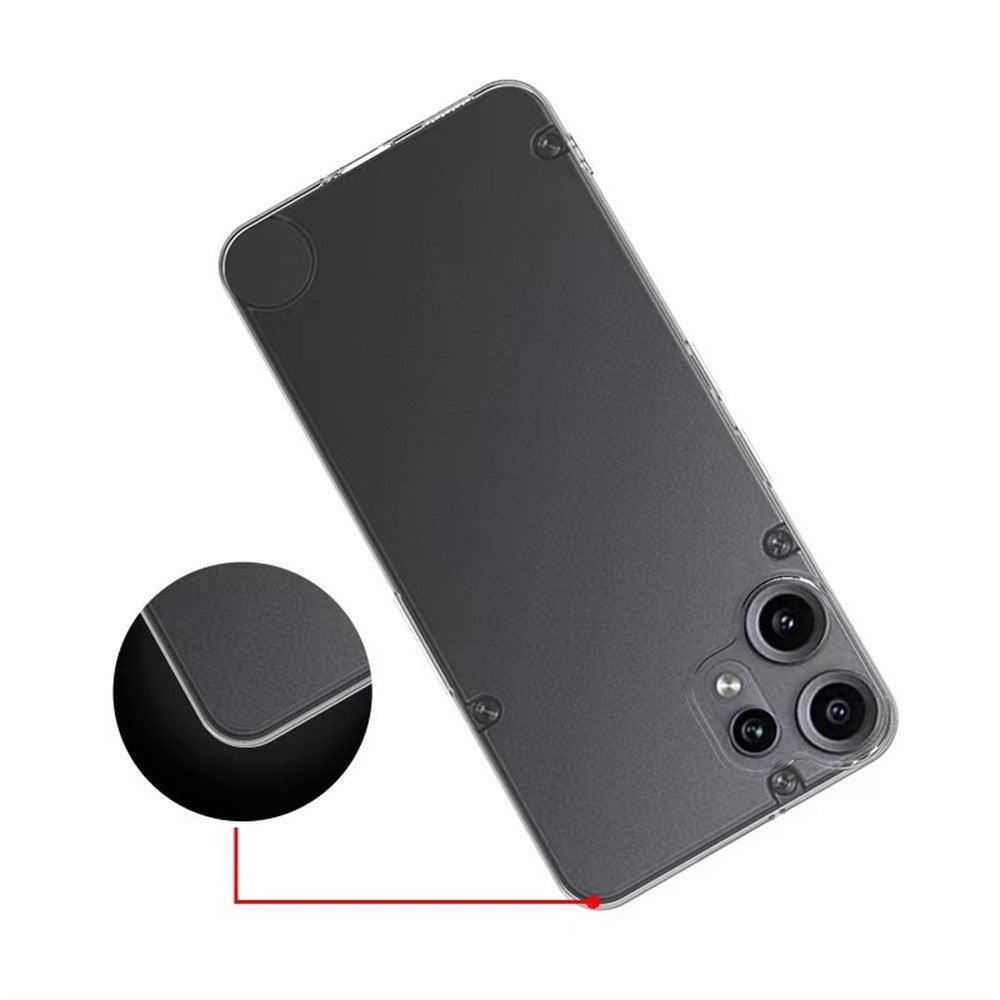 For Nothing CMF Phone 2 Pro Back Cover Ultra Thin Flexible TPU Clear Phone Case