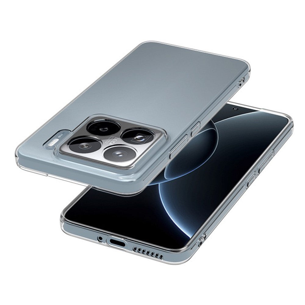 For Xiaomi 15S Pro Back Cover Ultra Thin Flexible TPU Clear Phone Case