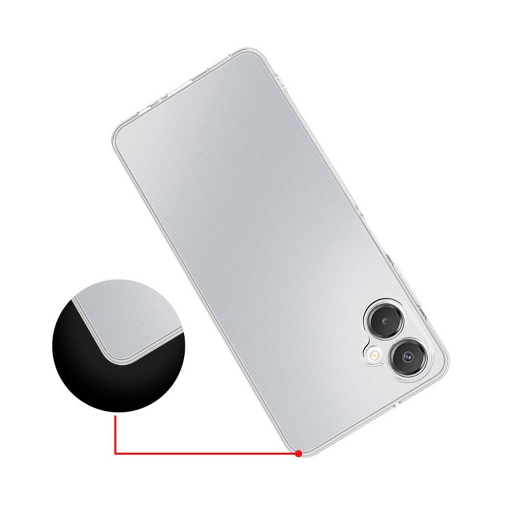 For Samsung Galaxy A07 4G Back Cover Ultra Thin Flexible TPU Clear Phone Case