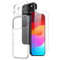 NORTHJO For iPhone 17 Pro TPU Phone Case Set with Front Screen Protector + Lens Film