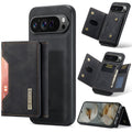 DG.MING M2 Series for Google Pixel 10 Pro XL Case PU + PC + TPU Phone Cover Detachable Wallet