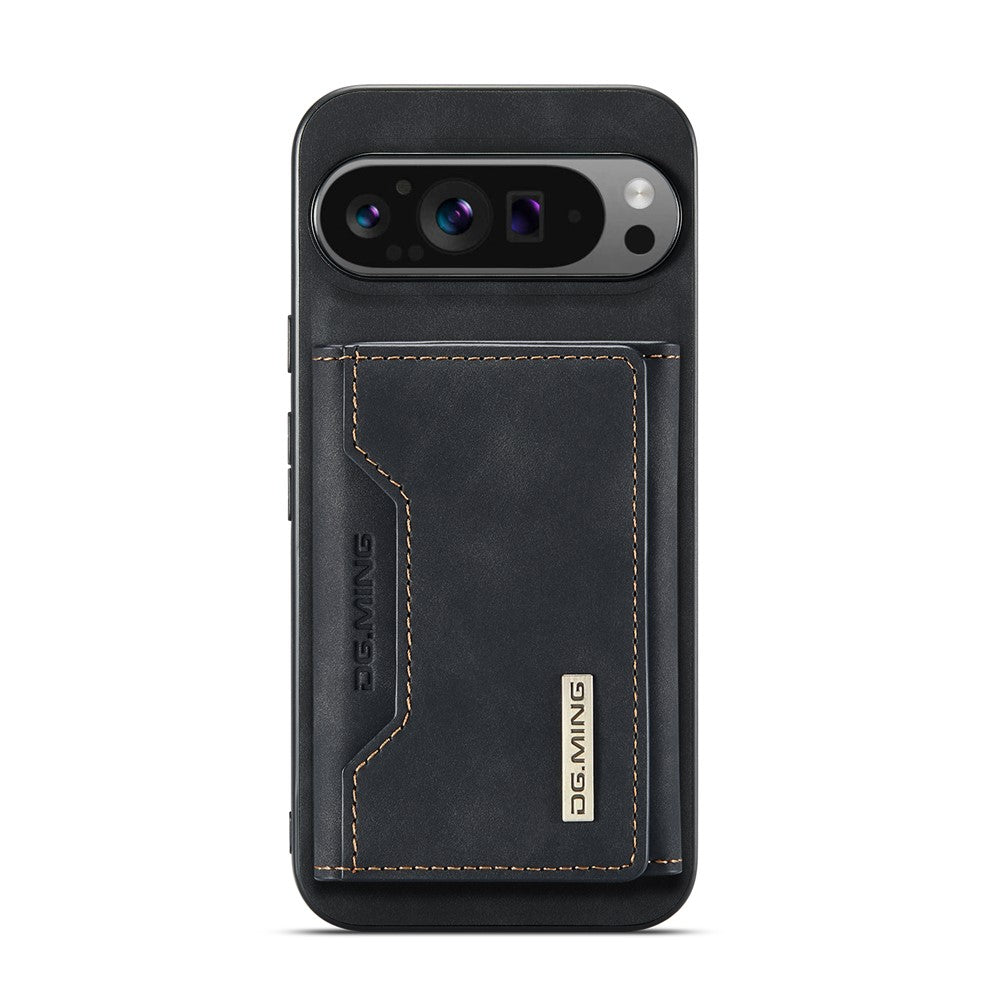 DG.MING M2 Series for Google Pixel 10 Pro XL Case PU + PC + TPU Phone Cover Detachable Wallet