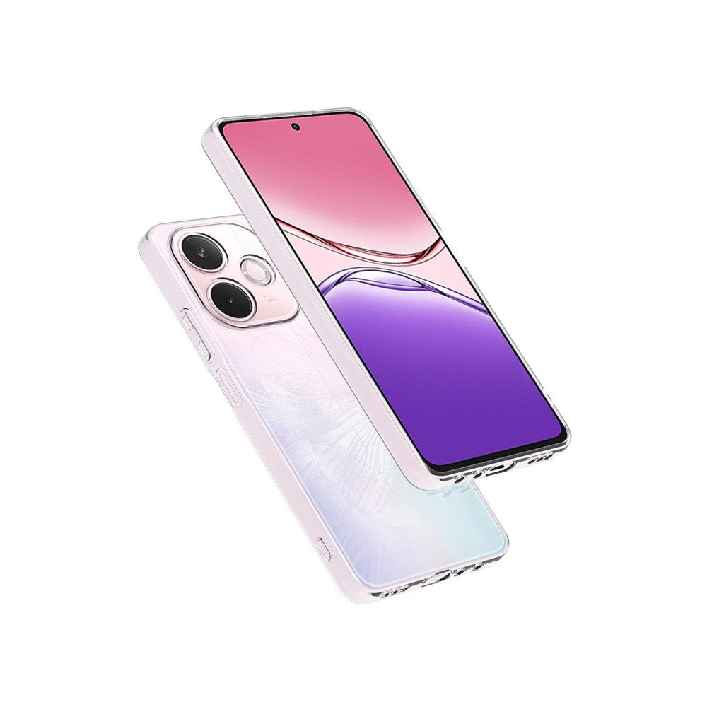 For Oppo A5 Pro 5G (Global) Back Cover Ultra Thin Flexible TPU Clear Phone Case