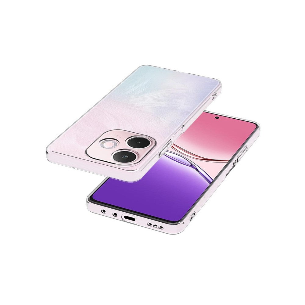 For Oppo A5 Pro 5G (Global) Back Cover Ultra Thin Flexible TPU Clear Phone Case