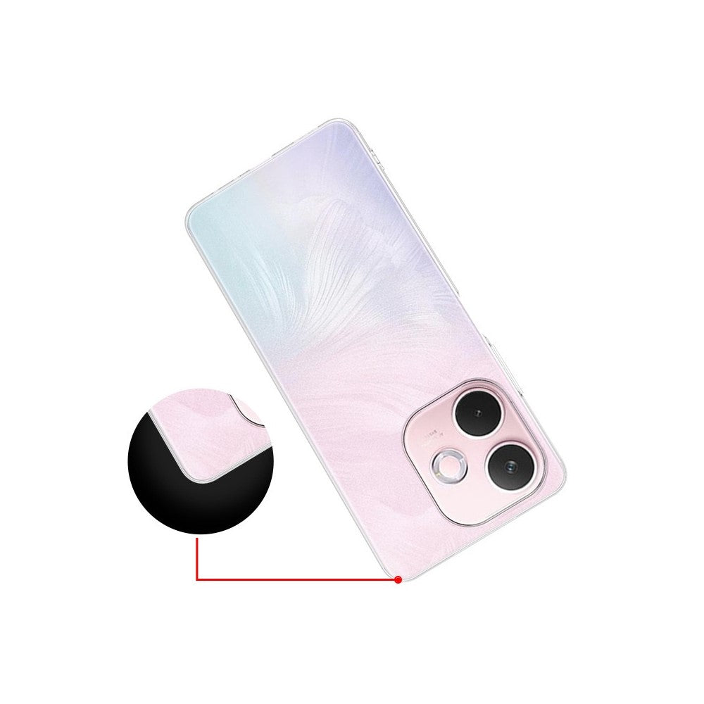 For Oppo A5 Pro 5G (Global) Back Cover Ultra Thin Flexible TPU Clear Phone Case