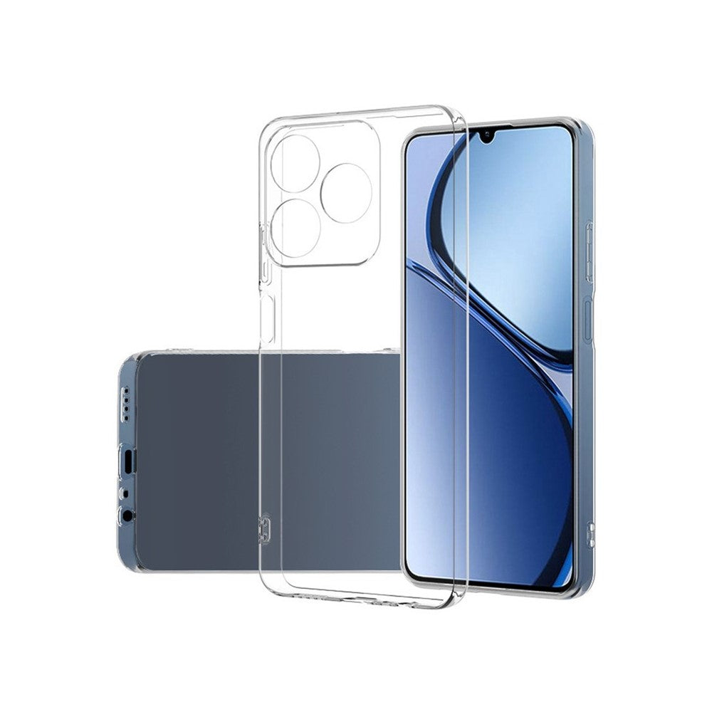For Realme Note 60x 4G Back Cover Ultra Thin Flexible TPU Clear Phone Case