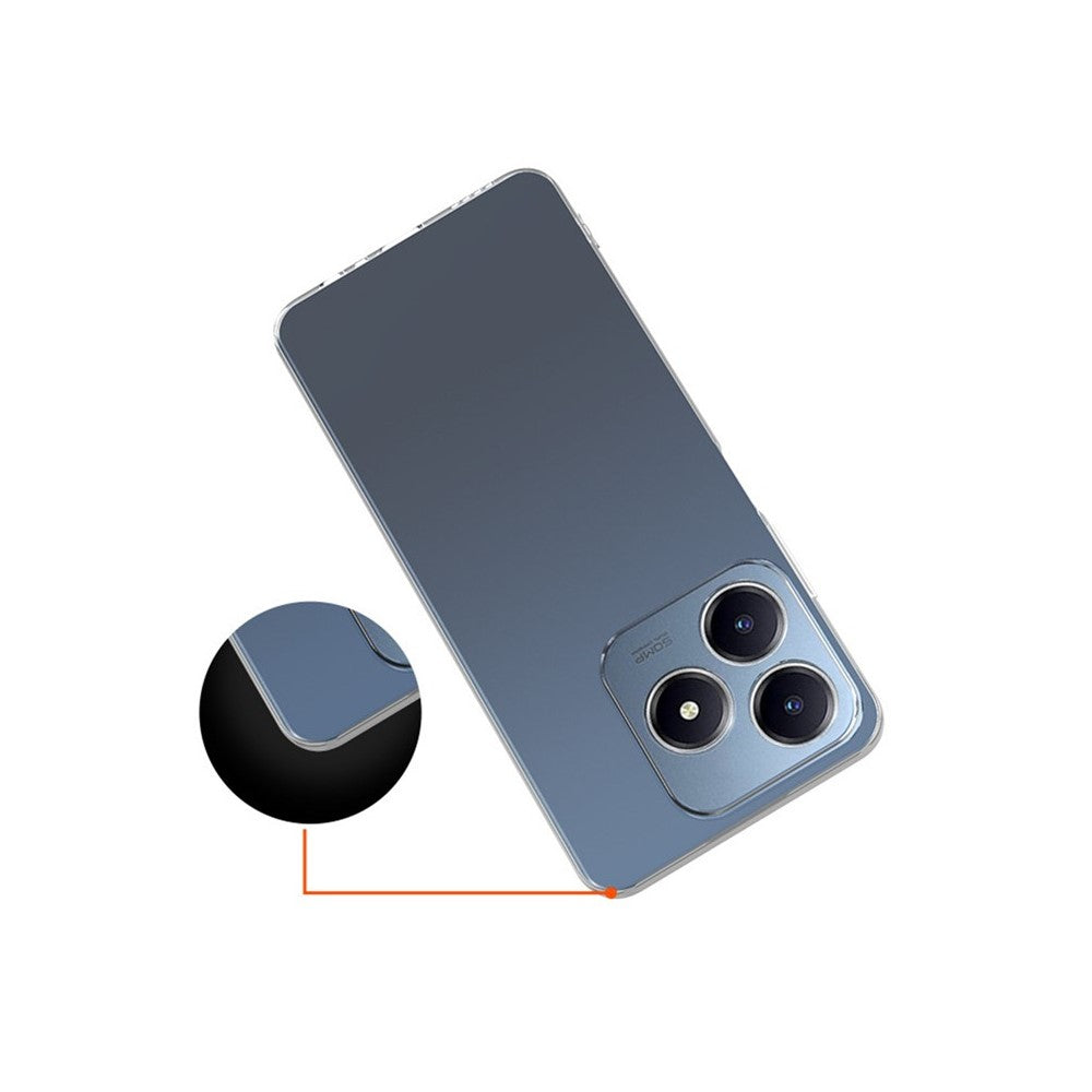 For Realme Note 60 Back Cover Ultra Thin Flexible TPU Clear Phone Case
