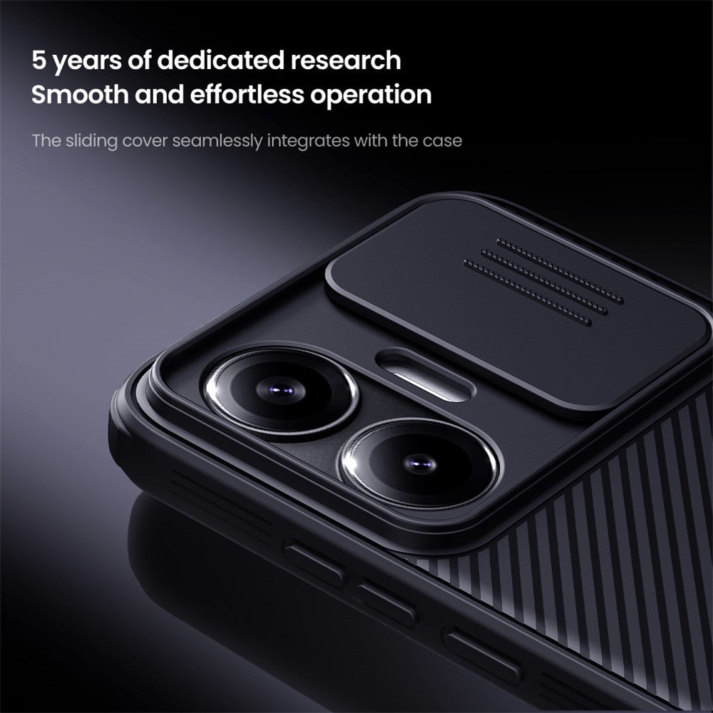 NILLKIN Camshield Pro Series for Xiaomi Poco F7 5G  /  Redmi Turbo 4 Pro 5G Case PC + TPU Slide Camera Lid Phone Cover