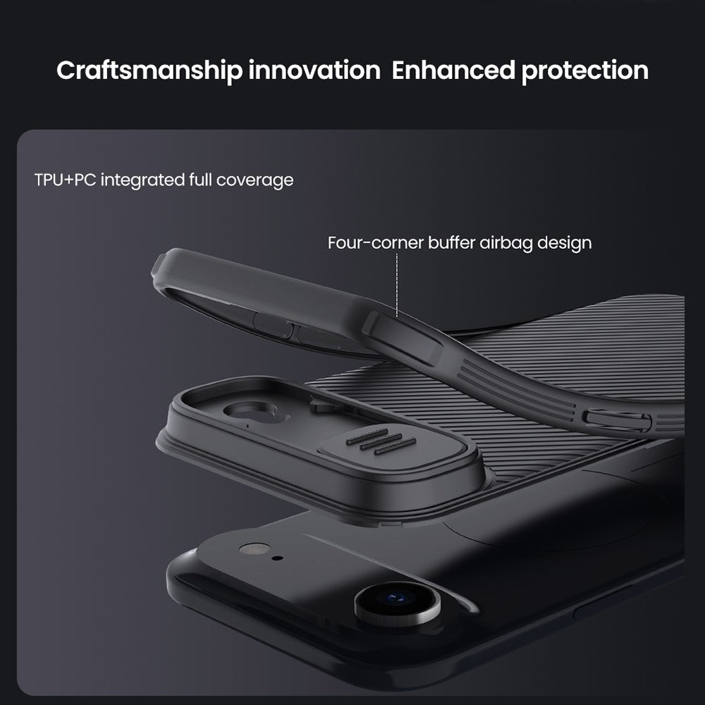 NILLKIN Camshield Pro Series for iPhone Air Case PC + TPU Slide Camera Lid Phone Cover
