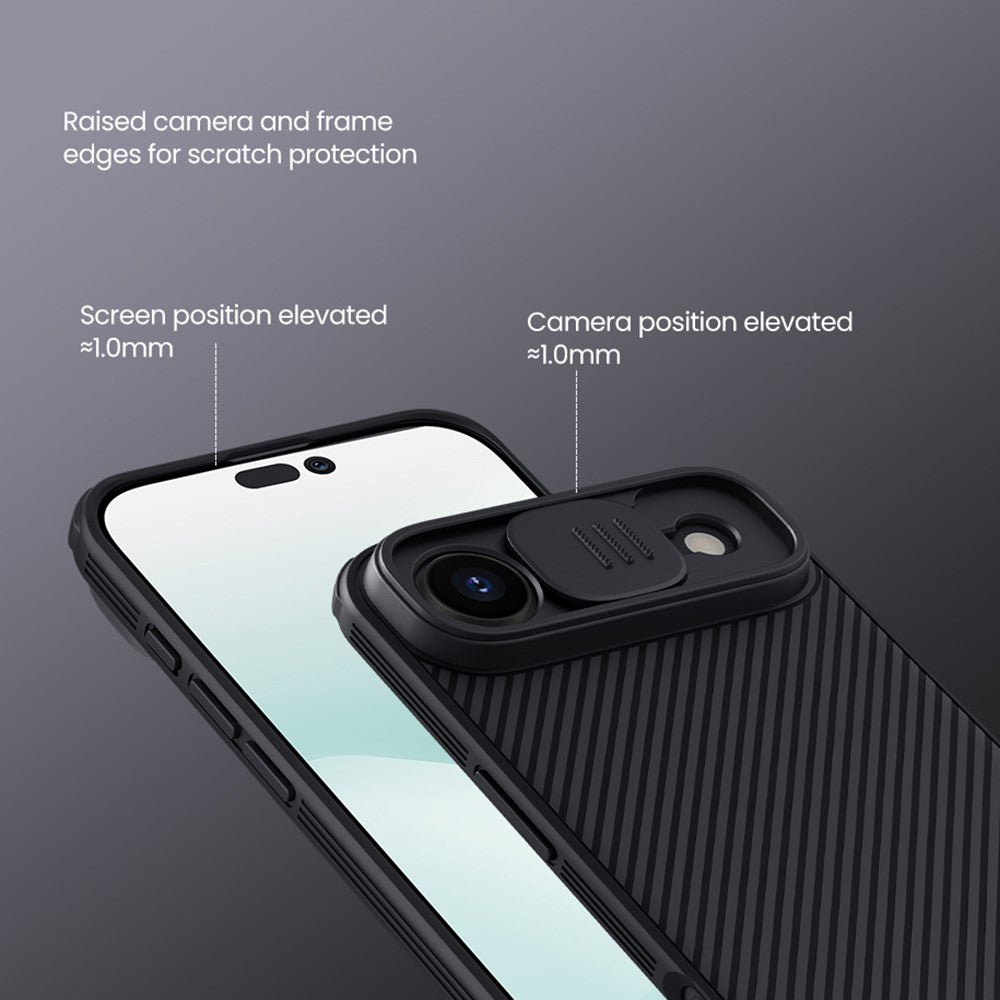 NILLKIN Camshield Pro Series for iPhone Air Case PC + TPU Slide Camera Lid Phone Cover