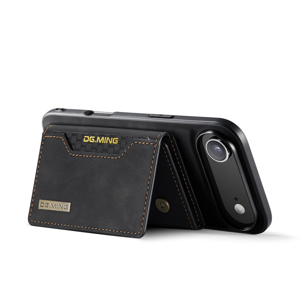 DG.MING M2 Series for iPhone Air Case PU + PC + TPU Phone Cover Detachable Wallet