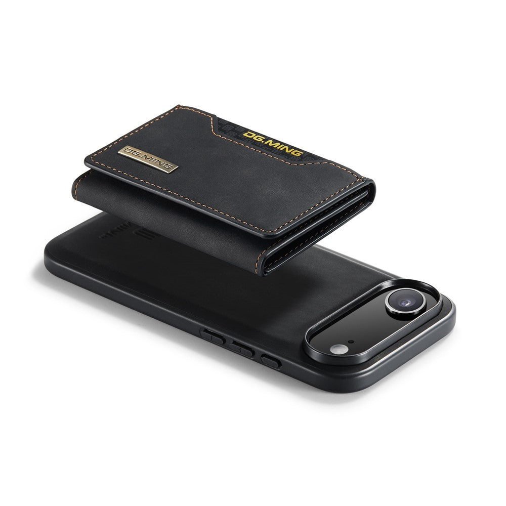 DG.MING M2 Series for iPhone Air Case PU + PC + TPU Phone Cover Detachable Wallet