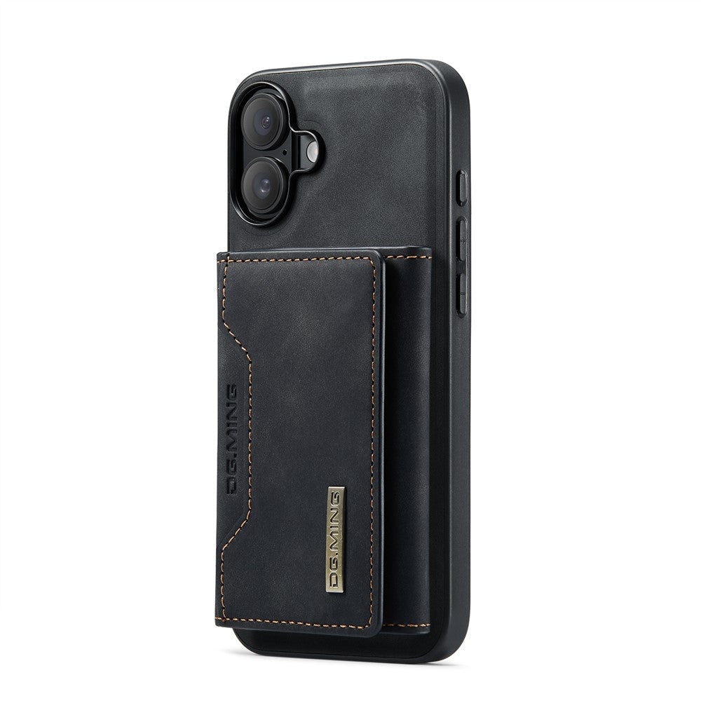 DG.MING M2 Series for iPhone 17 Case PU + PC + TPU Phone Cover Detachable Wallet