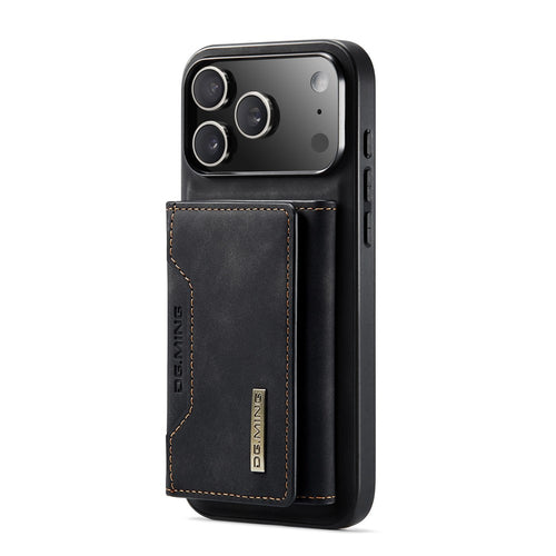 DG.MING M2 Series for iPhone 17 Pro Case PU + PC + TPU Phone Cover Detachable Wallet