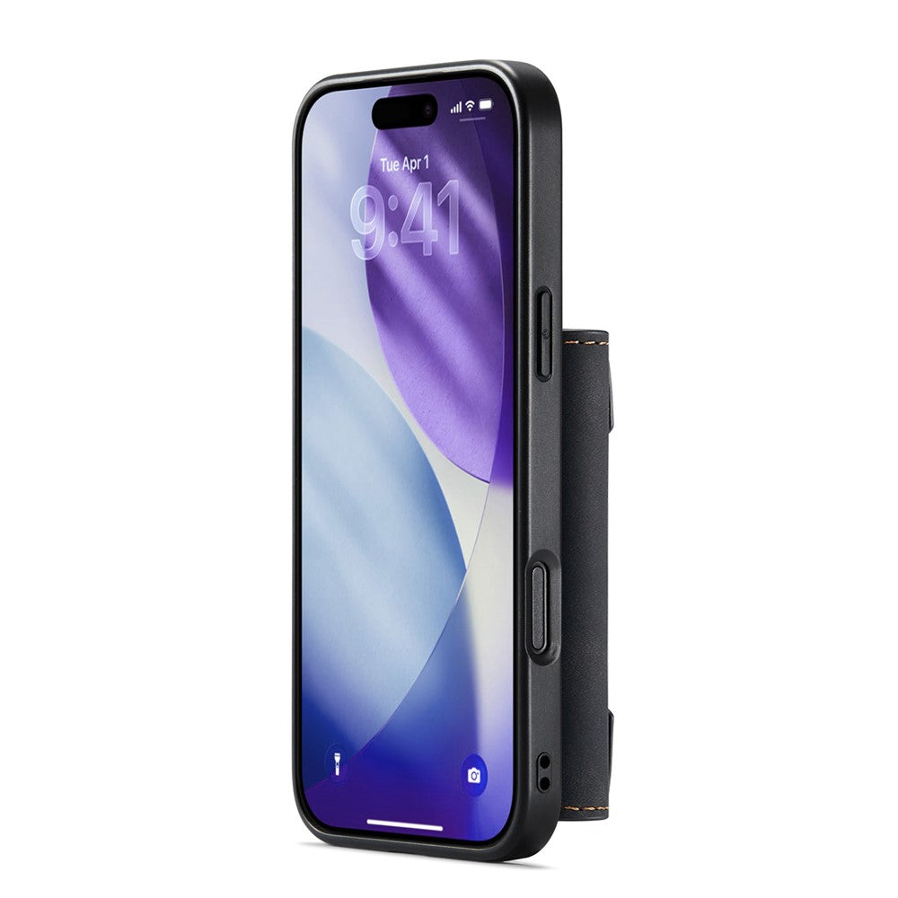 DG.MING M2 Series for iPhone 17 Pro Case PU + PC + TPU Phone Cover Detachable Wallet
