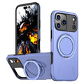 For iPhone 17 Pro Magnetic Case Rotating Kickstand TPU + PC Phone Cover
