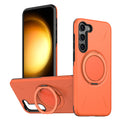 For Samsung Galaxy S23 Magnetic Case Rotating Kickstand TPU + PC Phone Cover