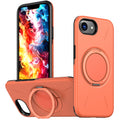 For iPhone 17e / 16e Magnetic Case Rotating Kickstand TPU + PC Phone Cover