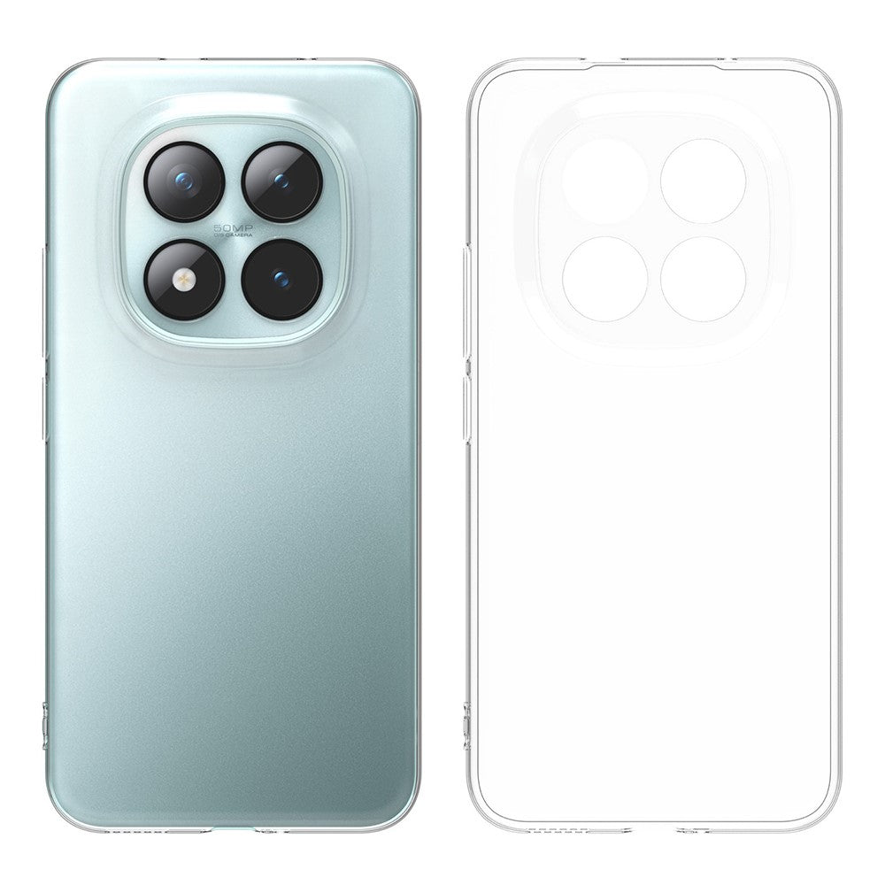 For Xiaomi Redmi Note 15 Pro 5G (Global) Back Cover Ultra Thin Flexible TPU Clear Phone Case
