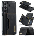 DG.MING M2 Series for Samsung Galaxy S25 FE Case PU + PC + TPU Phone Cover Detachable Wallet