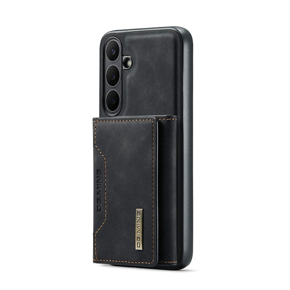 DG.MING M2 Series for Samsung Galaxy S25 FE Case PU + PC + TPU Phone Cover Detachable Wallet