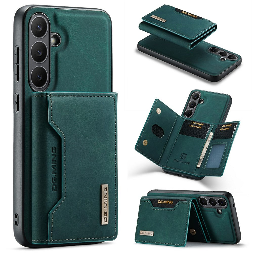 DG.MING M2 Series for Samsung Galaxy S25 FE Case PU + PC + TPU Phone Cover Detachable Wallet