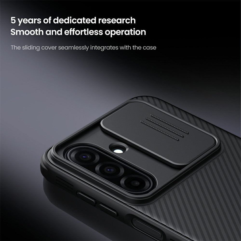 NILLKIN Camshield Pro Series for Samsung Galaxy A17 5G / A17 4G Case PC + TPU Slide Camera Lid Phone Cover
