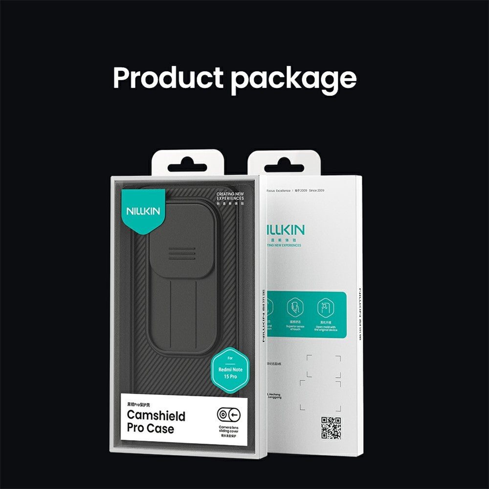NILLKIN Camshield Pro Series for Xiaomi Redmi Note 15 Pro 5G (Global) Case PC + TPU Slide Camera Lid Phone Cover