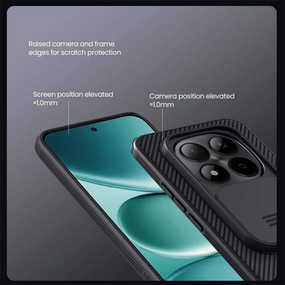 NILLKIN Camshield Pro Series for Xiaomi Poco M8 Pro 5G / Redmi Note 15 Pro+ 5G (Global) Case PC + TPU Slide Camera Lid Phone Cover