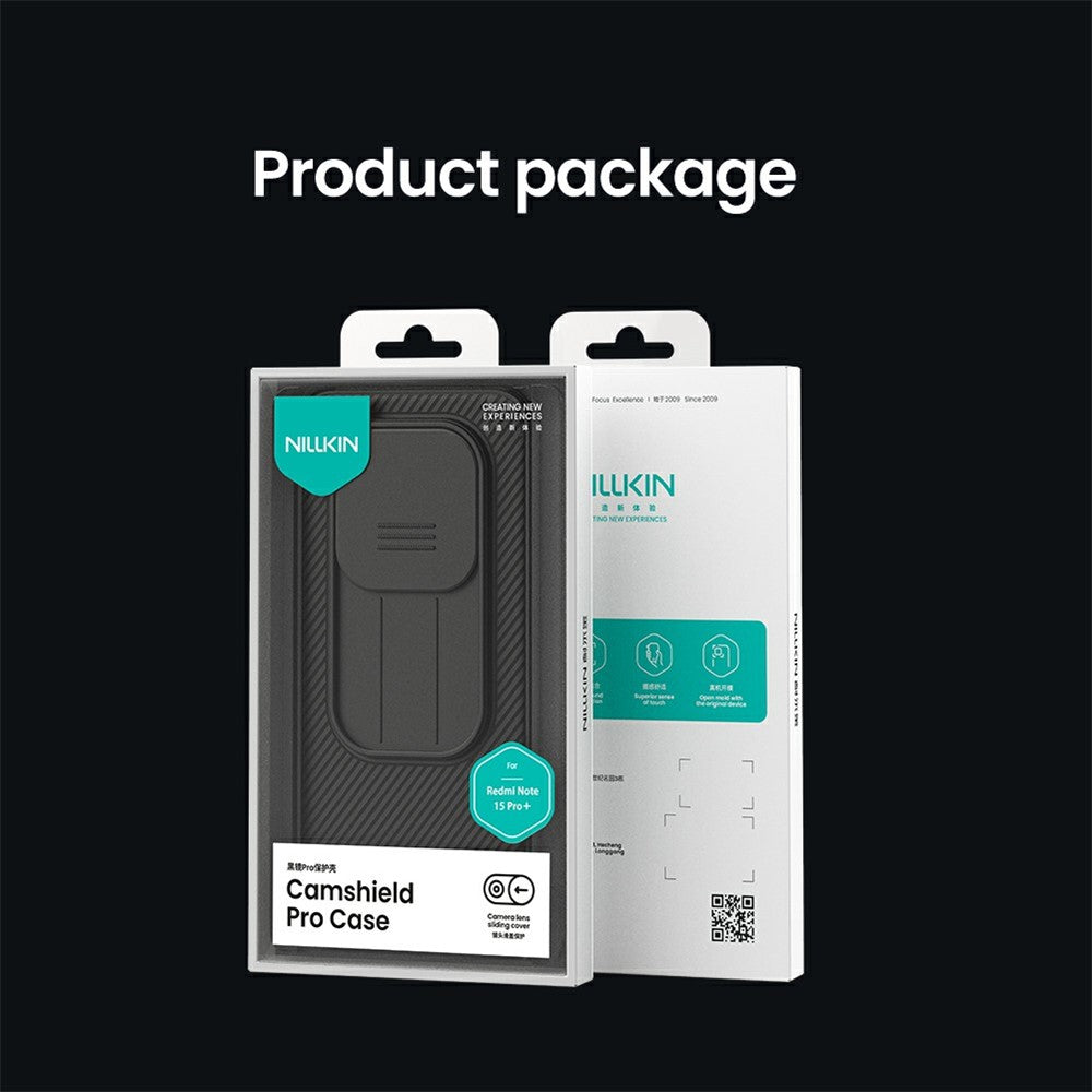 NILLKIN Camshield Pro Series for Xiaomi Poco M8 Pro 5G / Redmi Note 15 Pro+ 5G (Global) Case PC + TPU Slide Camera Lid Phone Cover