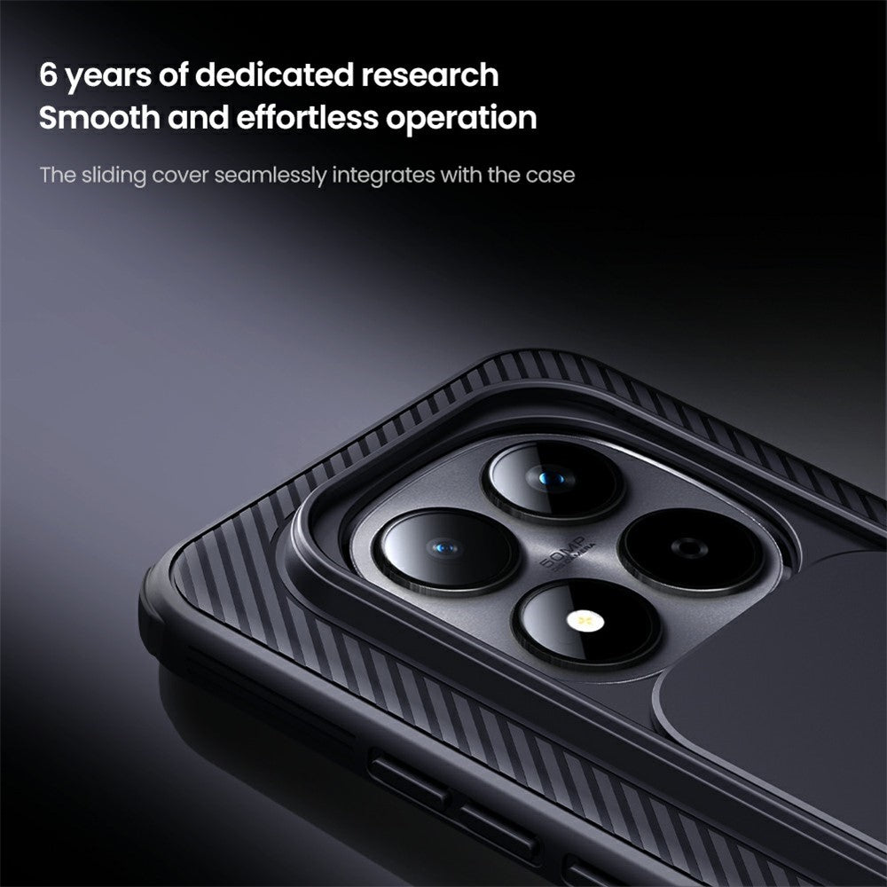 NILLKIN Camshield Pro Series for Xiaomi Poco M8 Pro 5G / Redmi Note 15 Pro+ 5G (Global) Case PC + TPU Slide Camera Lid Phone Cover