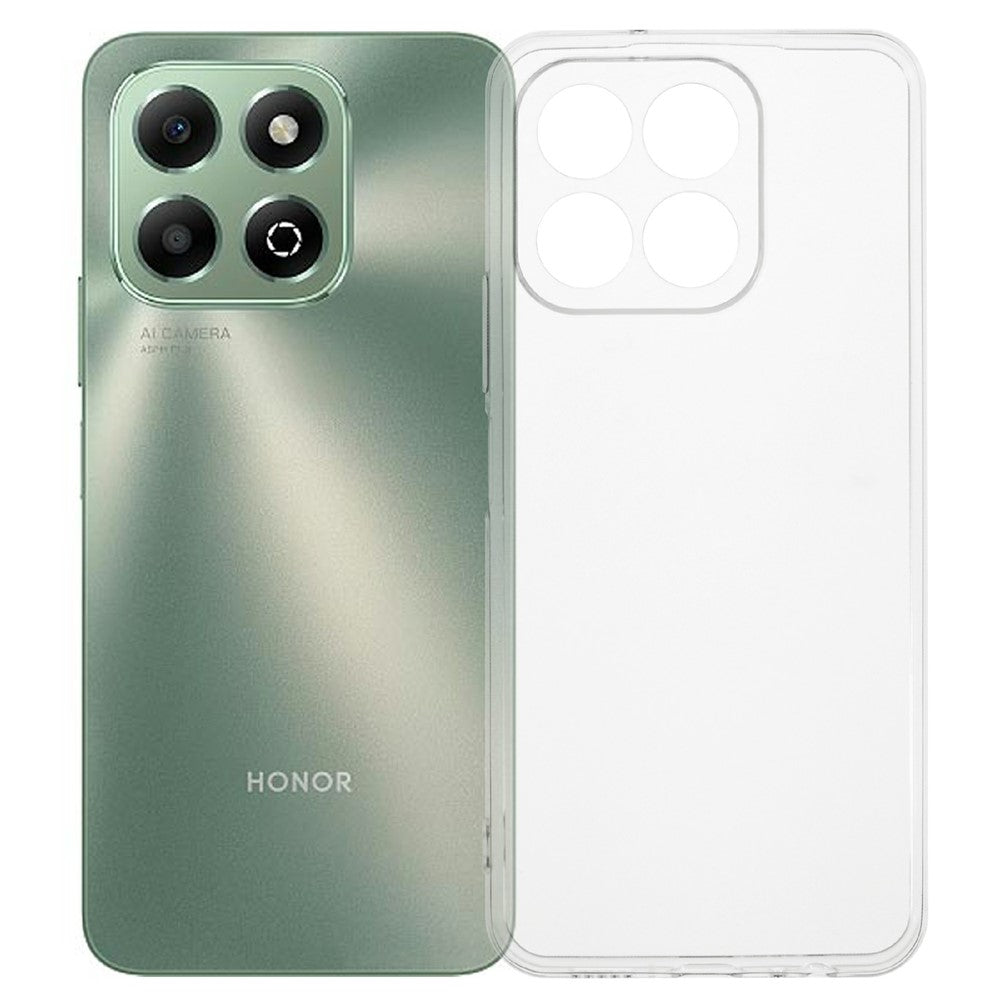 For Honor X7d 4G / 400 Smart 5G Back Cover Ultra Thin Flexible TPU Clear Phone Case