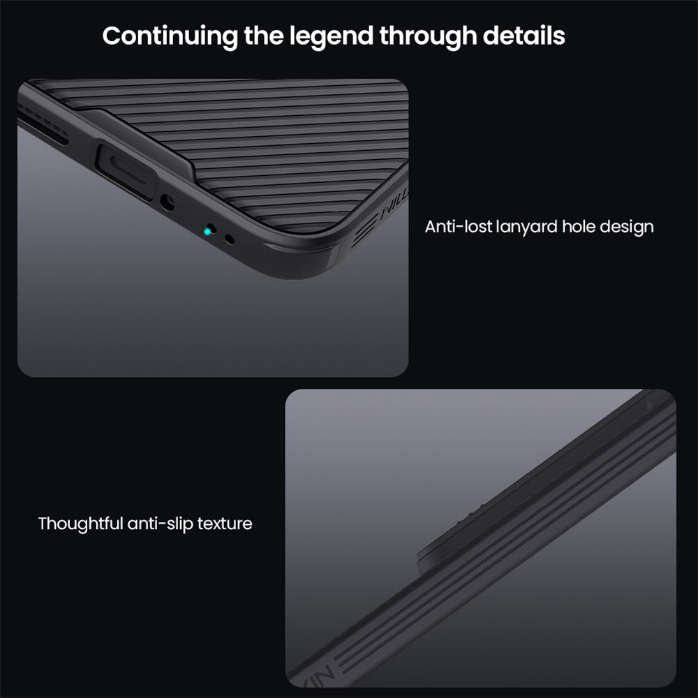 NILLKIN Camshield Pro Series for Xiaomi 15T Pro Case PC + TPU Slide Camera Lid Phone Cover