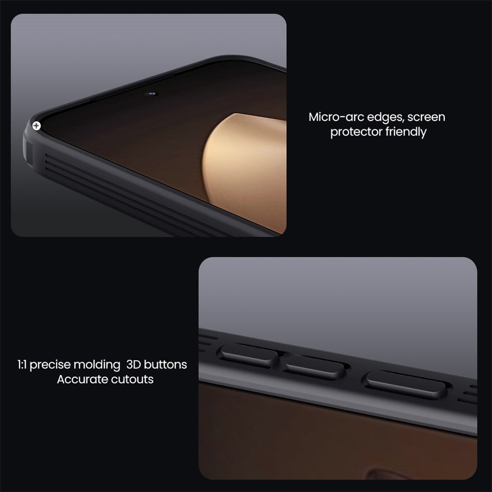 NILLKIN Camshield Pro Series for Xiaomi 15T Pro Case PC + TPU Slide Camera Lid Phone Cover