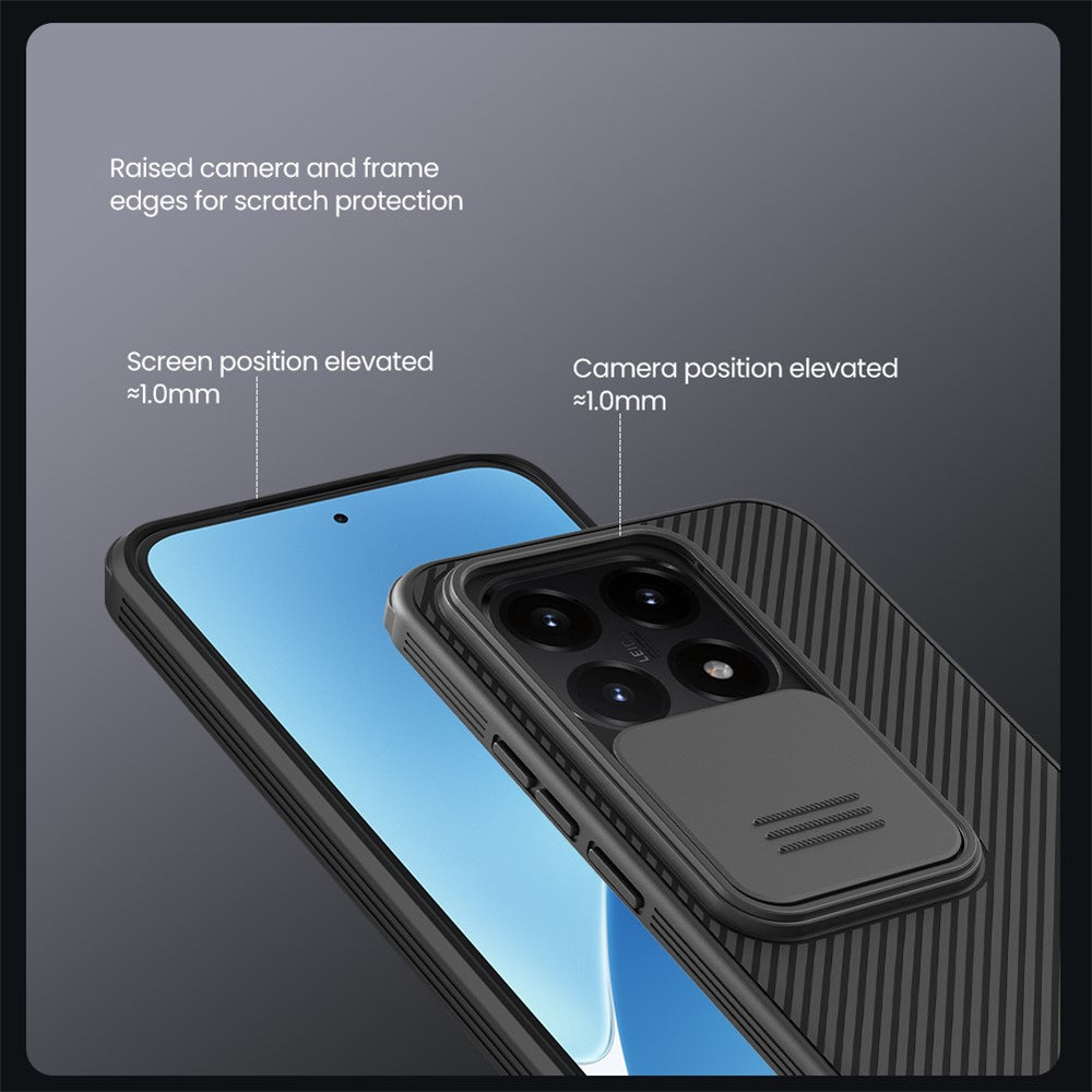 NILLKIN Camshield Pro Series for Xiaomi 15T Case PC + TPU Slide Camera Lid Phone Cover