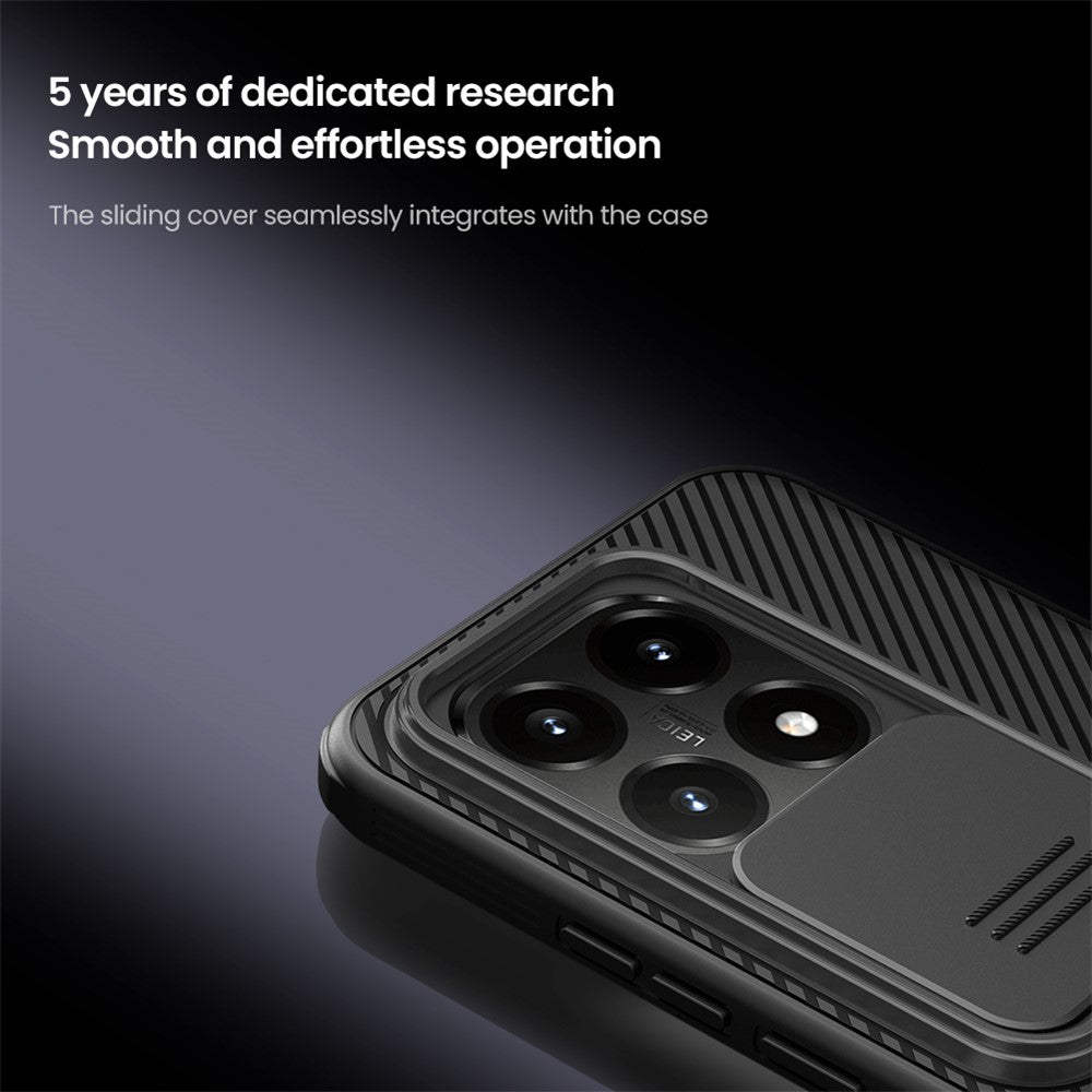 NILLKIN Camshield Pro Series for Xiaomi 15T Case PC + TPU Slide Camera Lid Phone Cover