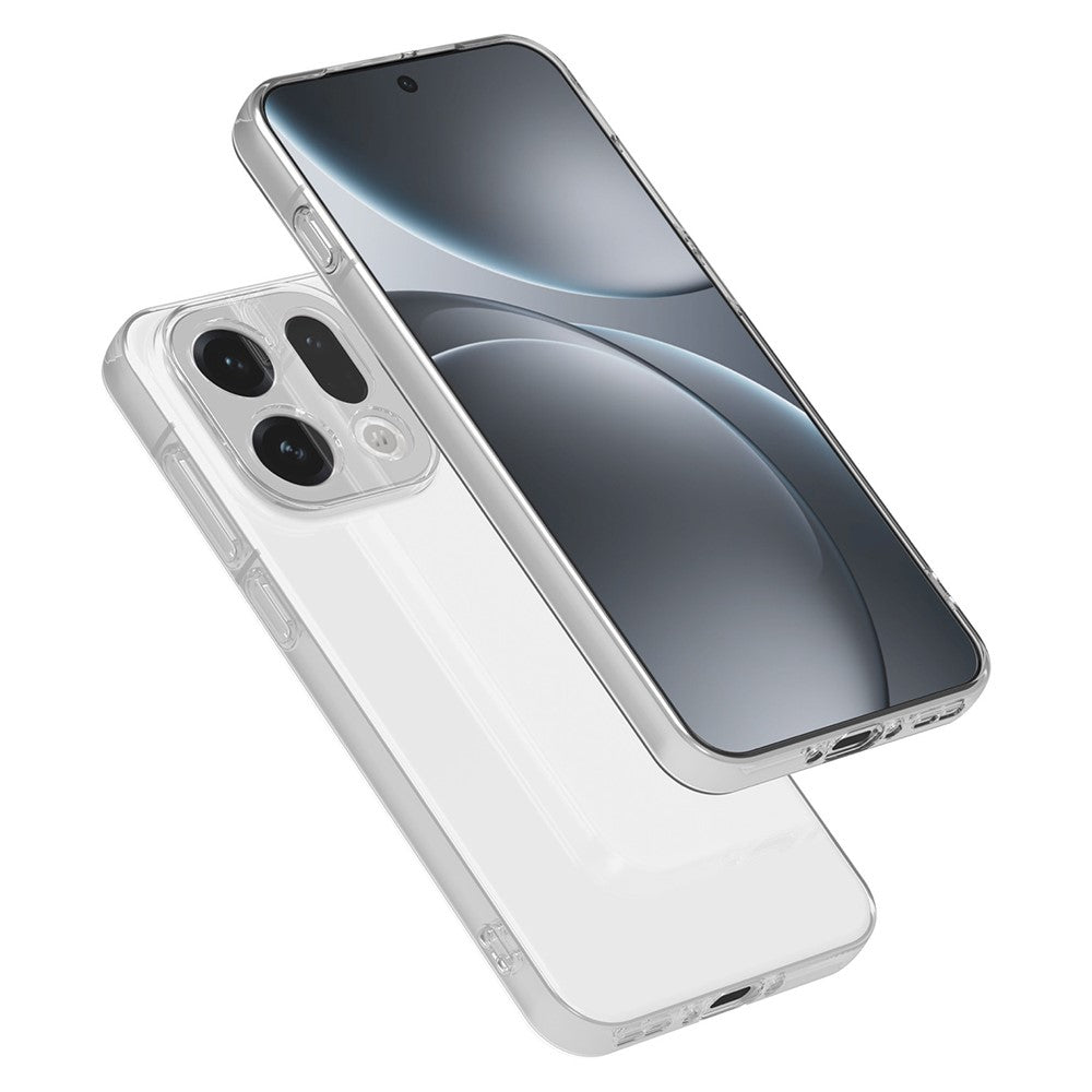 For Oppo Find X9 5G Back Cover Ultra Thin Flexible TPU Clear Phone Case