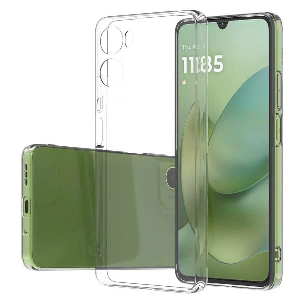 For Motorola Moto G06 4G Back Cover Ultra Thin Flexible TPU Clear Phone Case