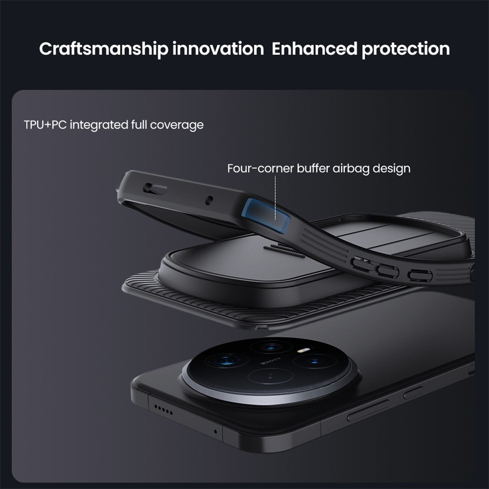 NILLKIN Camshield Pro Series for Honor Magic8 Pro 5G Case PC + TPU Slide Camera Lid Phone Cover